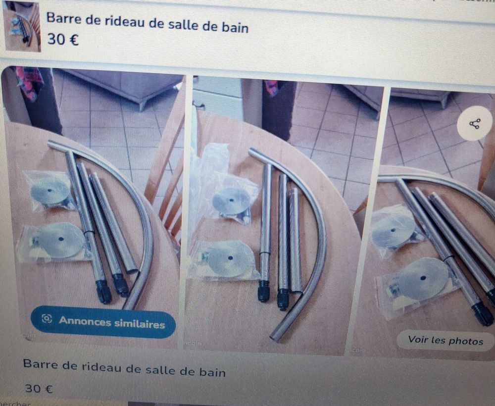 cette barre de rideau pour salle de bain Bricolage