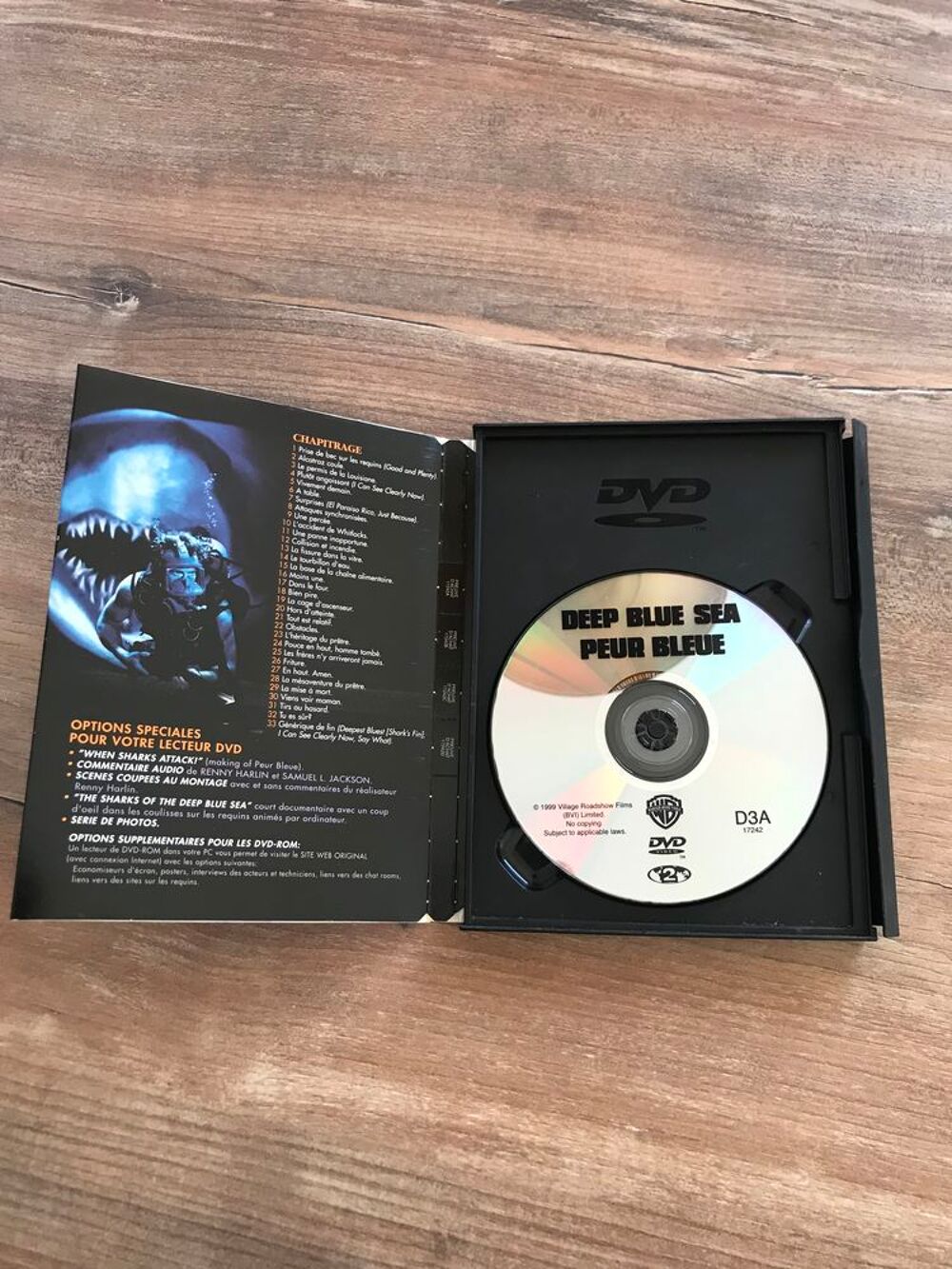 DVD " Peur bleue " DVD et blu-ray