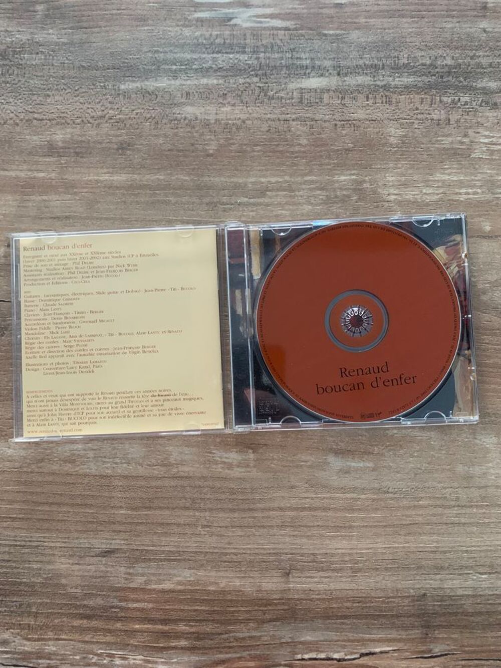 CD Renaud " Boucan d' enfer " CD et vinyles