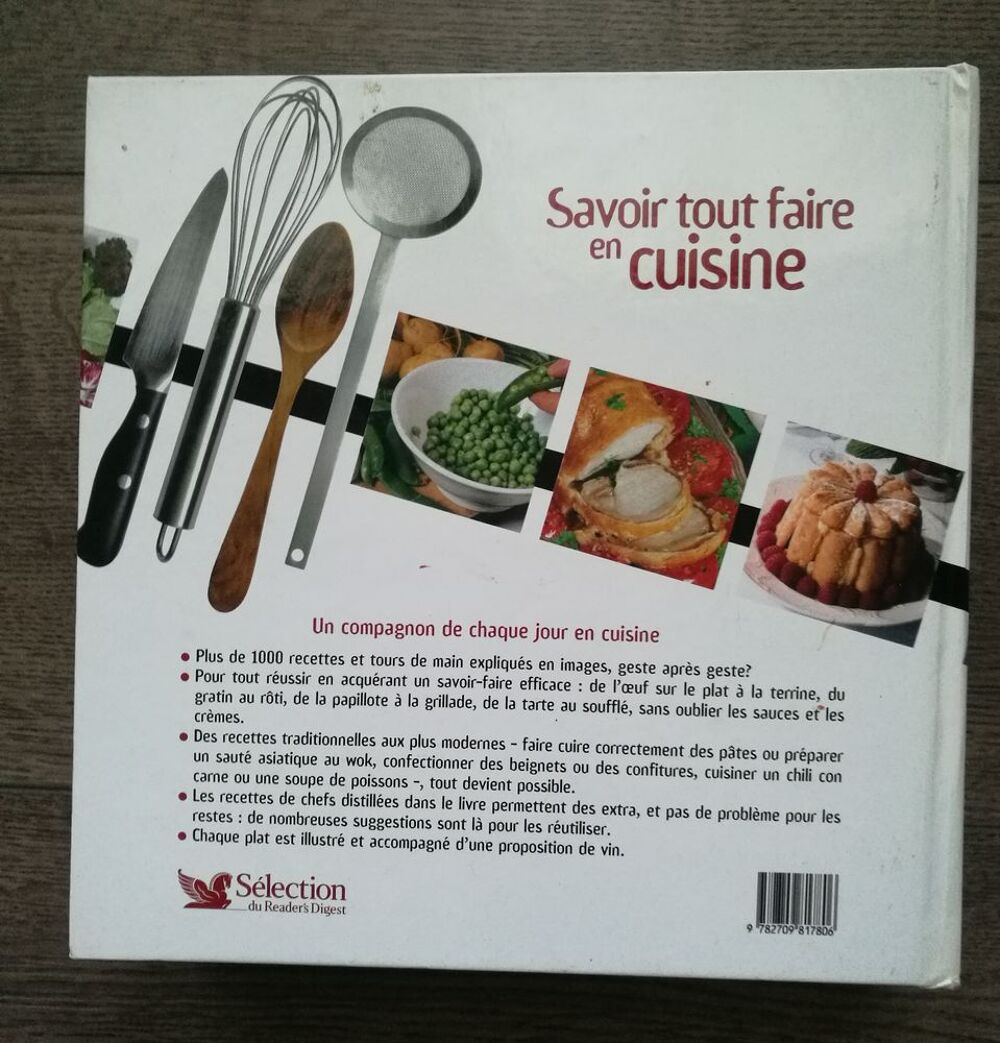 Livre tout savoir faire en cuisine Livres et BD