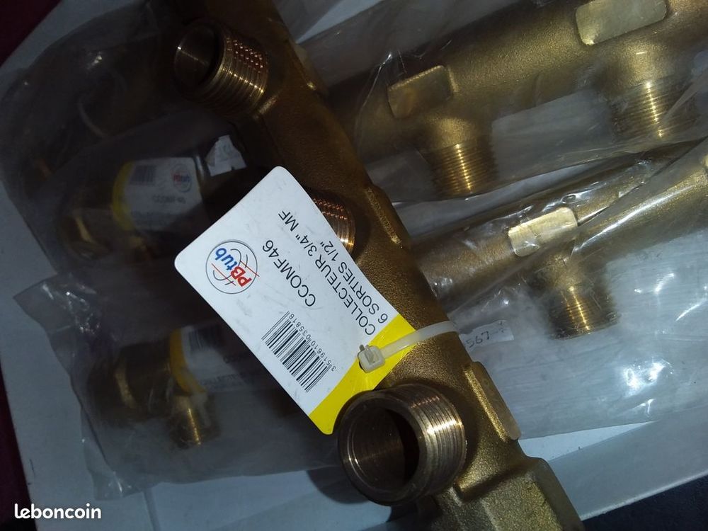 Collecteur Classique 3/4"- 1/2" Entraxe 50mm-&Oslash; corps Bricolage
