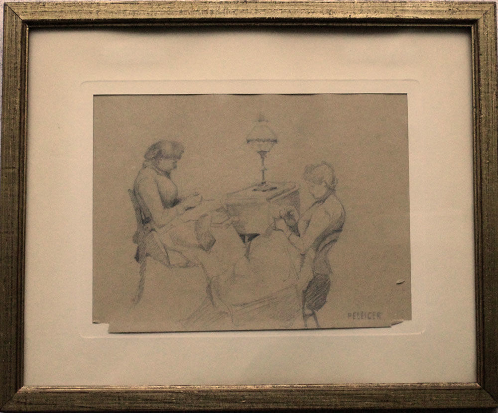 JOSEP LUIS PELLICER FE&Ntilde;&Eacute; (1842-1901) ANCIEN DESSIN Décoration