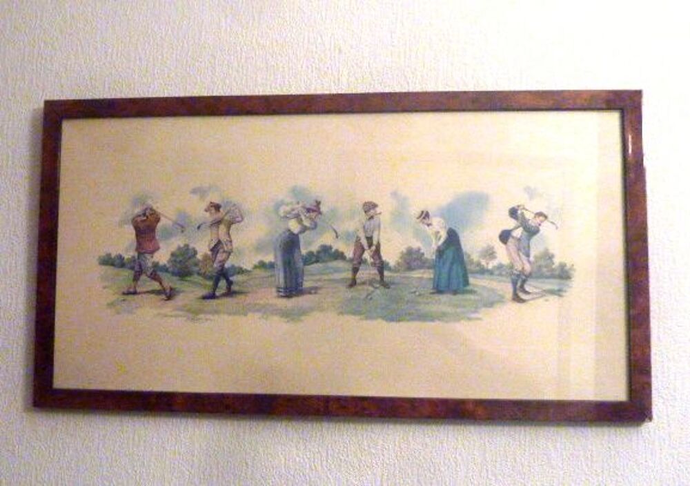 s&eacute;rie de tableau golf Décoration