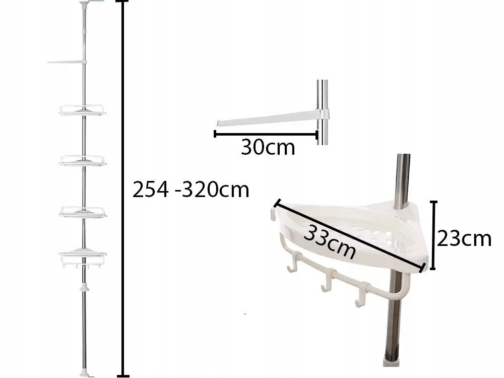 &Eacute;tag&egrave;re d'angle pour salle de bain, baignoire, Meubles