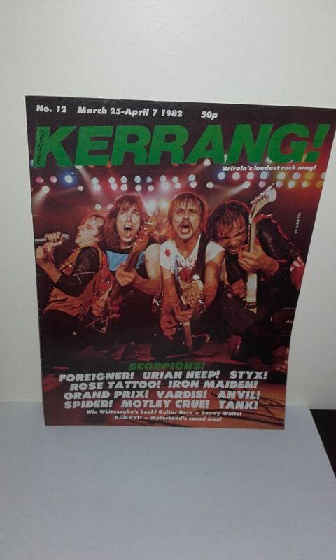 Kerrang N12 - March 25 1982 (UK Magazine) avec Scorpions 35 Angers (49)