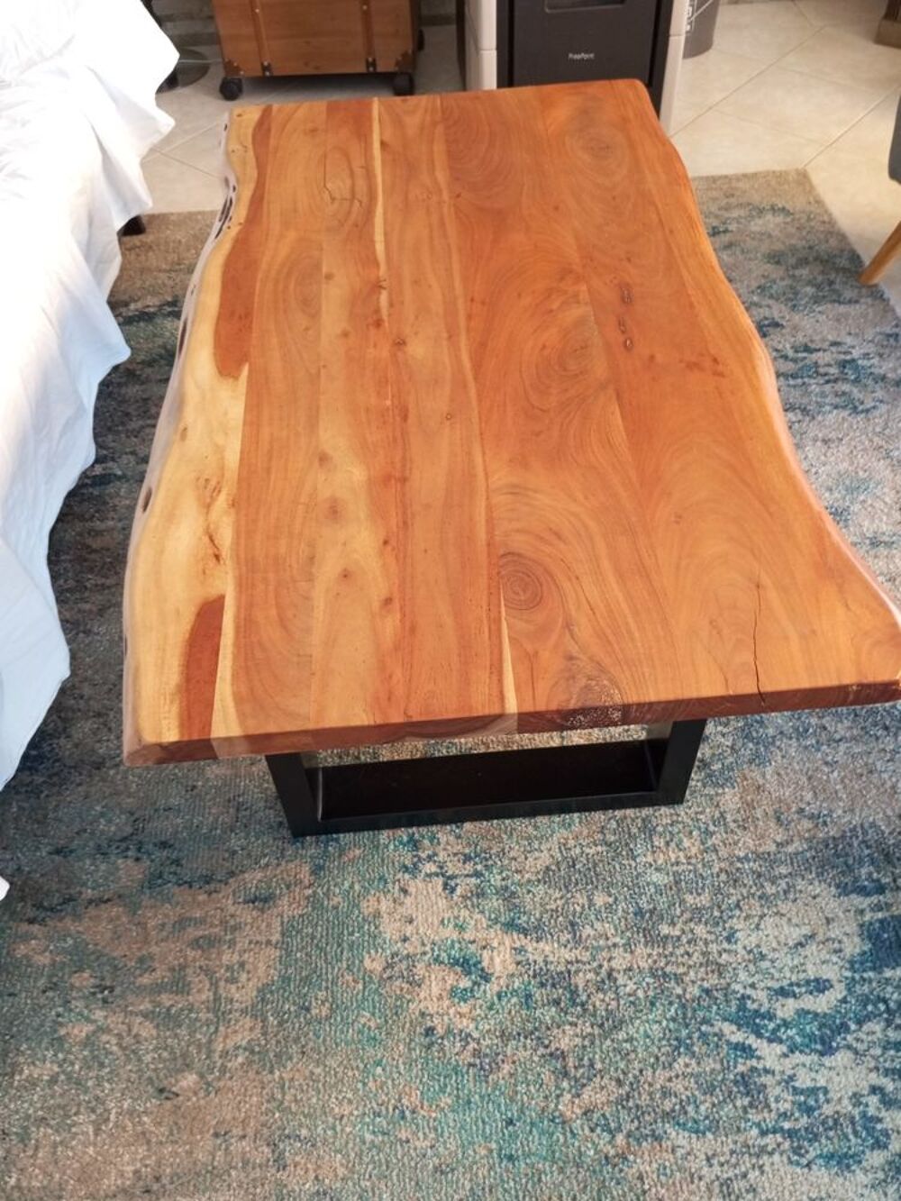 Table de salon planche de bois Meubles