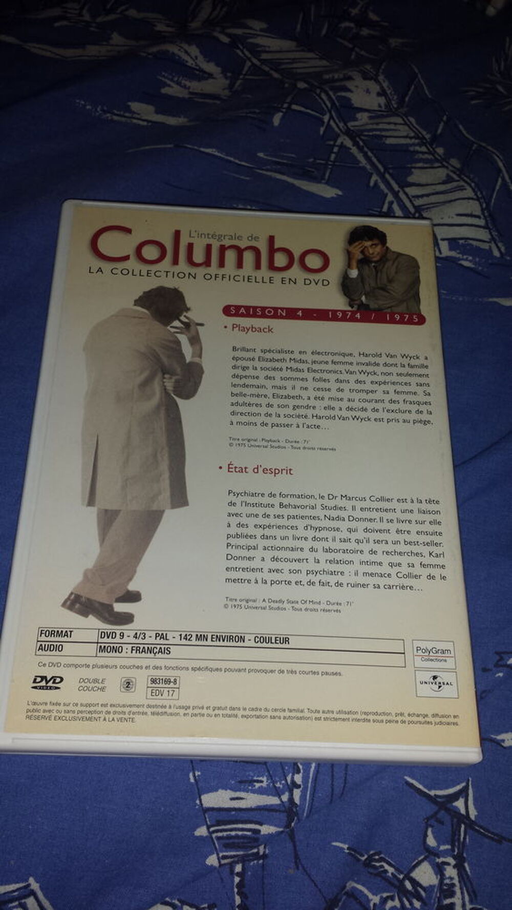 DVD COLUMBO N&deg; 15
SAISON 4
DVD et blu-ray