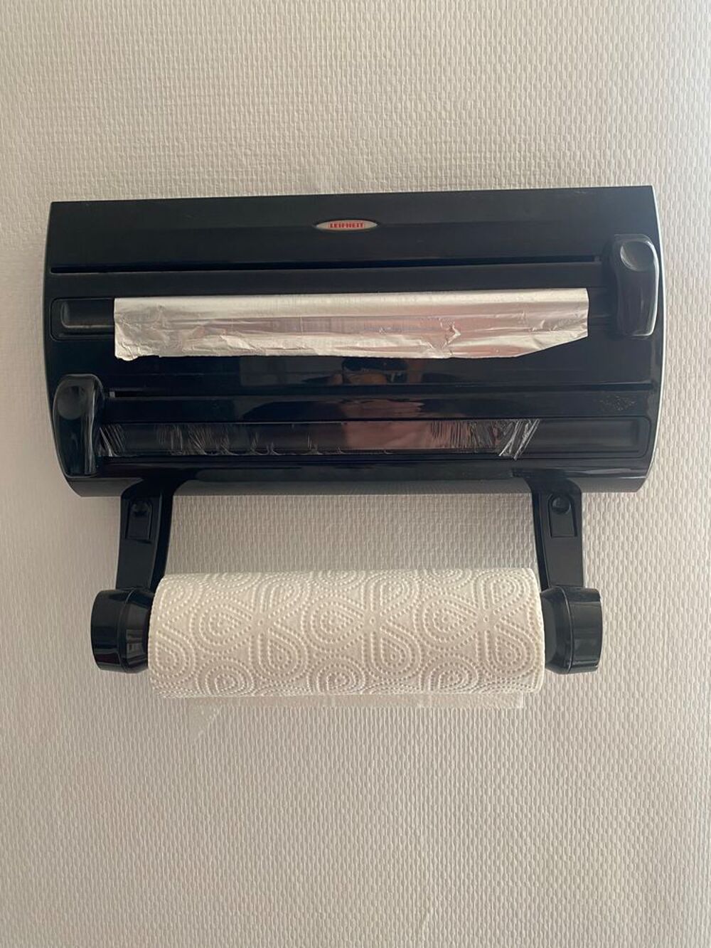 Leifheit distributeur de papier alu, film transparent et essuie tout Electroménager