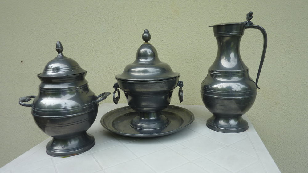 Lot de 3 &eacute;tains Décoration