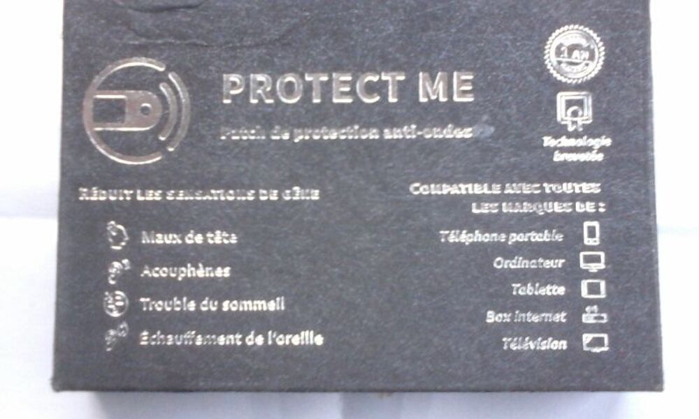 Patch de protection anti-ondes 
Tlphones et tablettes