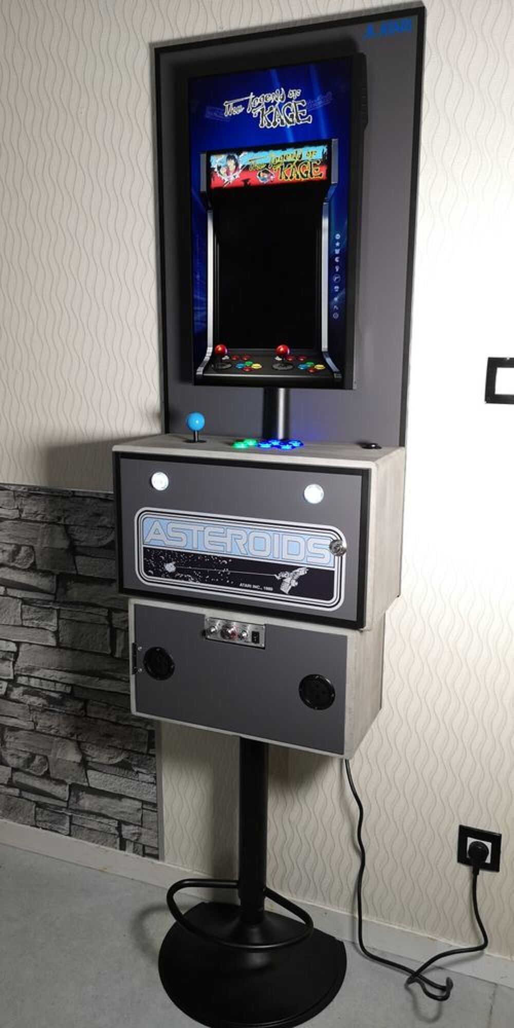 Borne d'arcade Vertical Asteroid Consoles et jeux vidéos