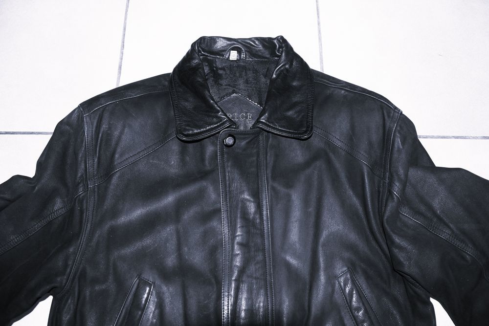 Veste blouson cuir noir homme Brice taille M
Vtements
