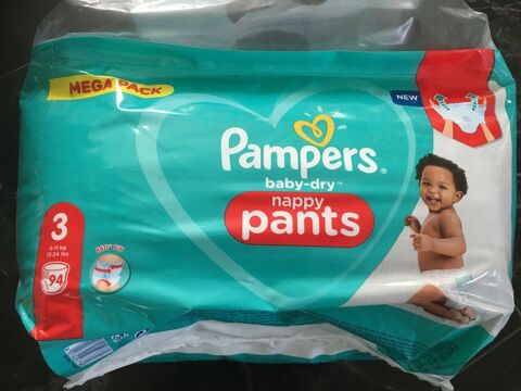2 Paquets de Pampers Baby Dry Pants Taille 6 (140 couches culottes au  total)