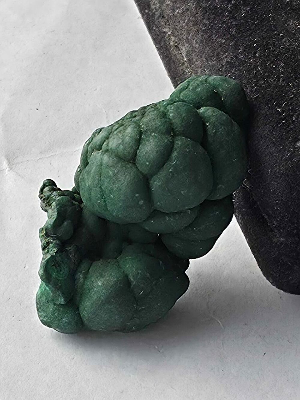 Rare Stalactite de Malachite Brute Vert Profond Katanga RDC-24g 