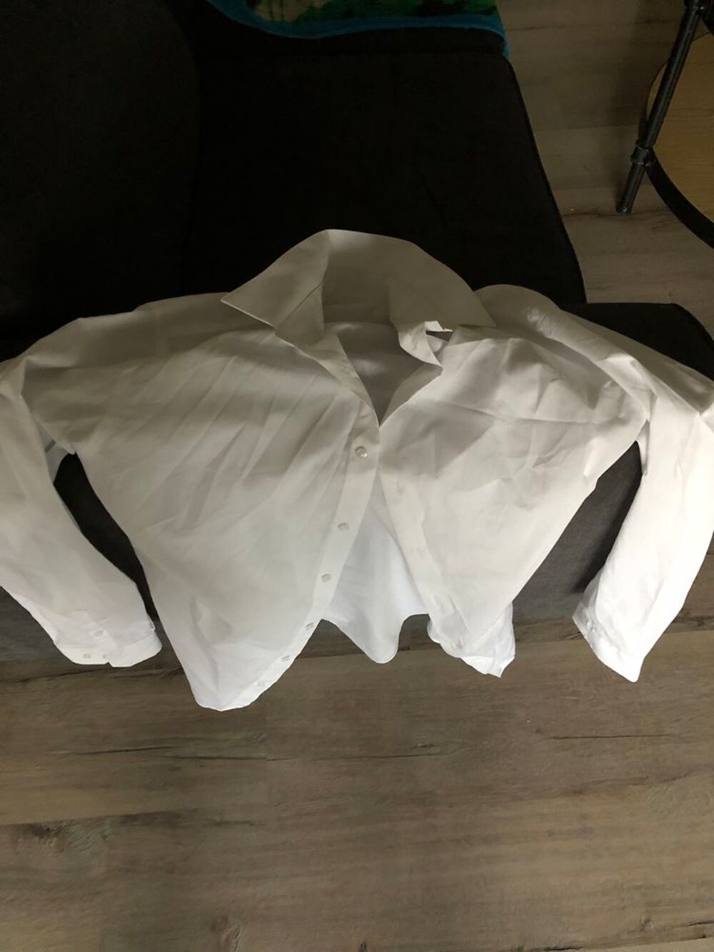 chemise blanche manches longues Vtements