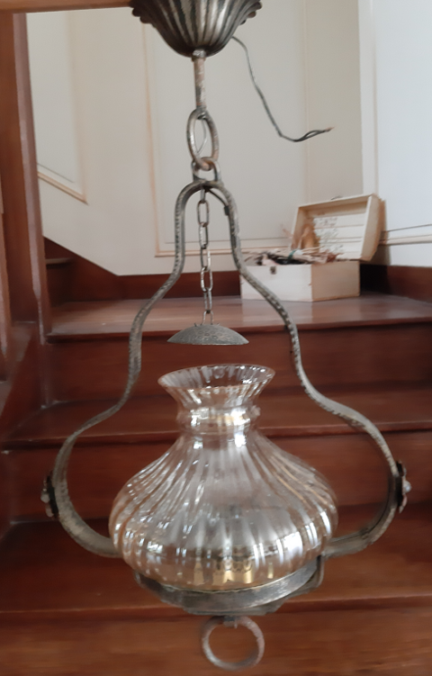 Lustre Fer Forgé 1 Lumière 25 Arcis-le-Ponsart (51)