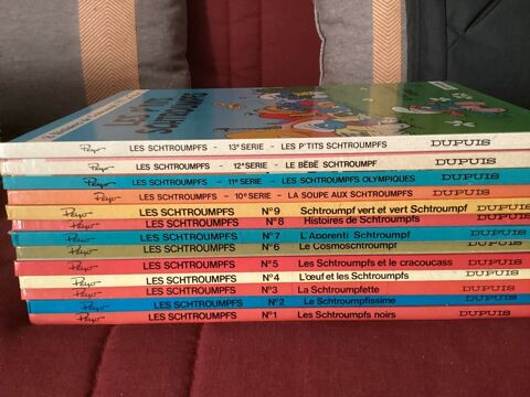 SCHTROUMPFS  13 Albums 30 Sens (89)