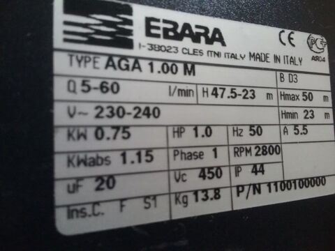 Electropompe 80 Saint-M�dard-en-Jalles (33)