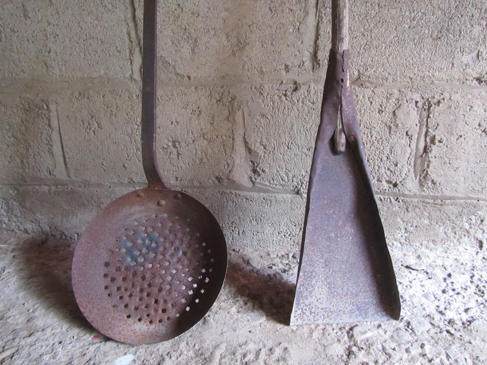 Po&ecirc;le ch&acirc;taigne + ramasse braise et cendre Décoration