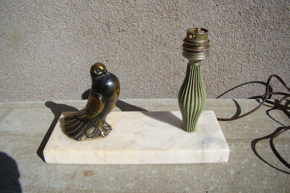 Lampe de chevet pigeon - Art d&eacute;co
D�coration