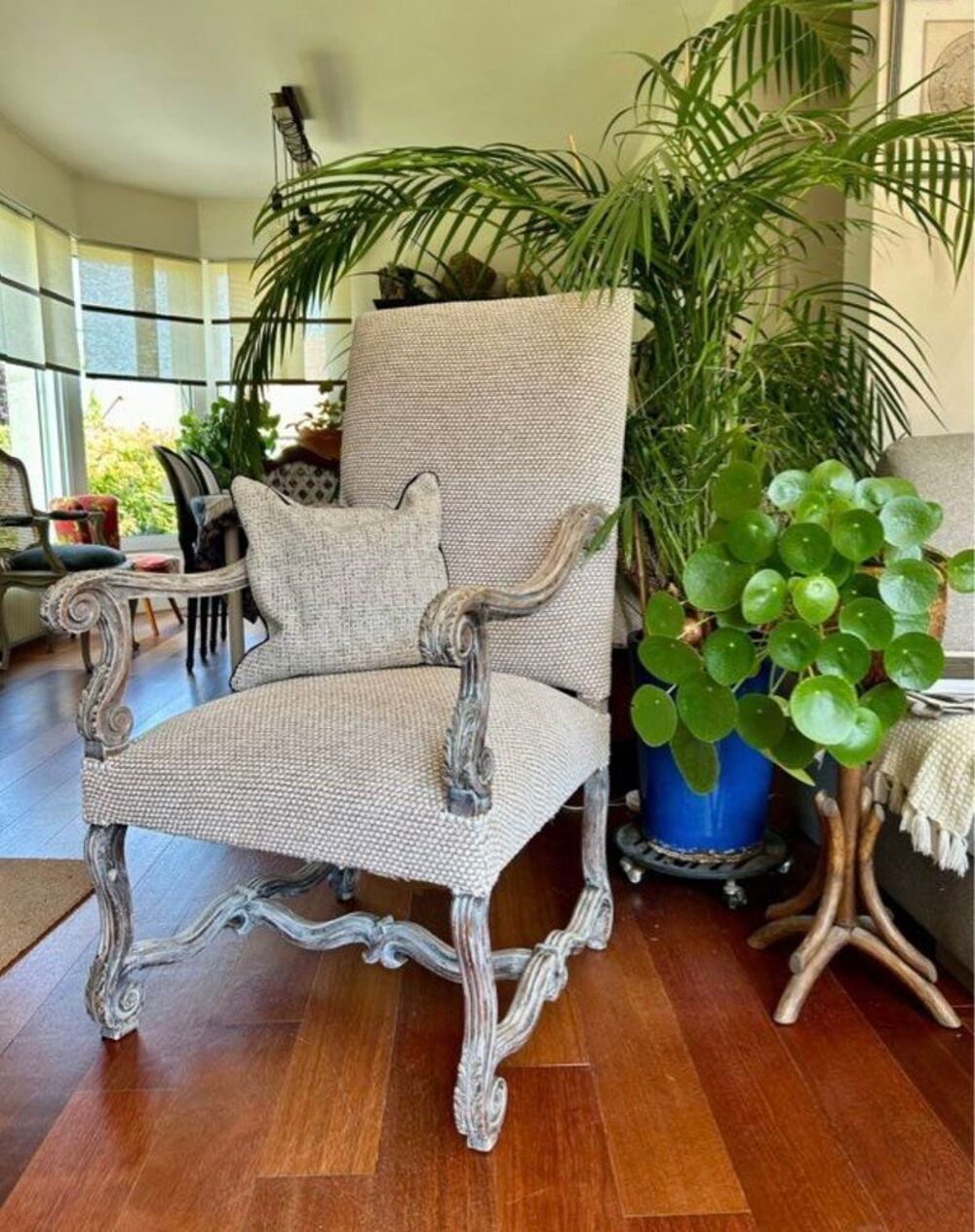 Fauteuil beige confortable Meubles