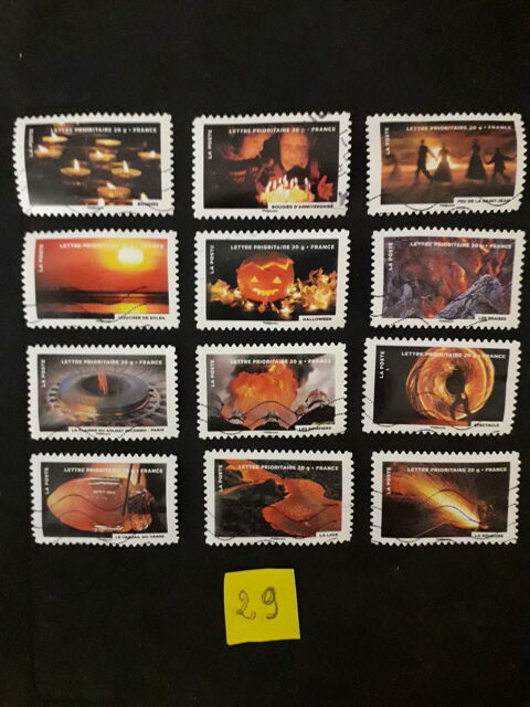 2 S�ries compl�tes de timbres 0,40� la s�rie.-29-30 0.4 Les Forges (88)