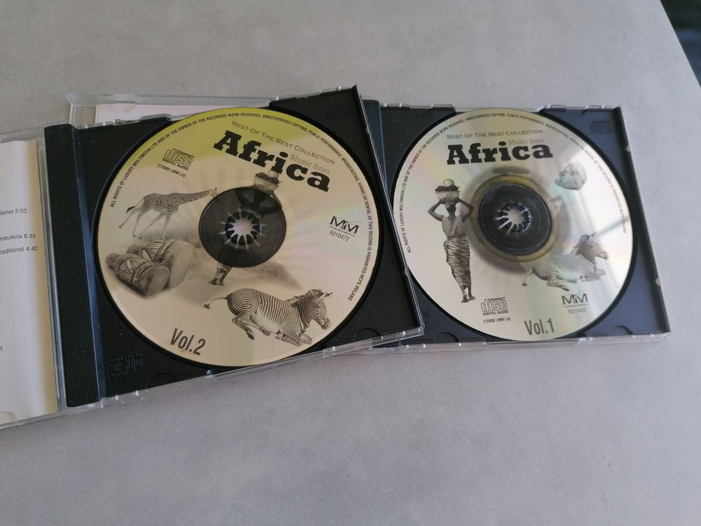 2 CD Music from AFRICA CD et vinyles