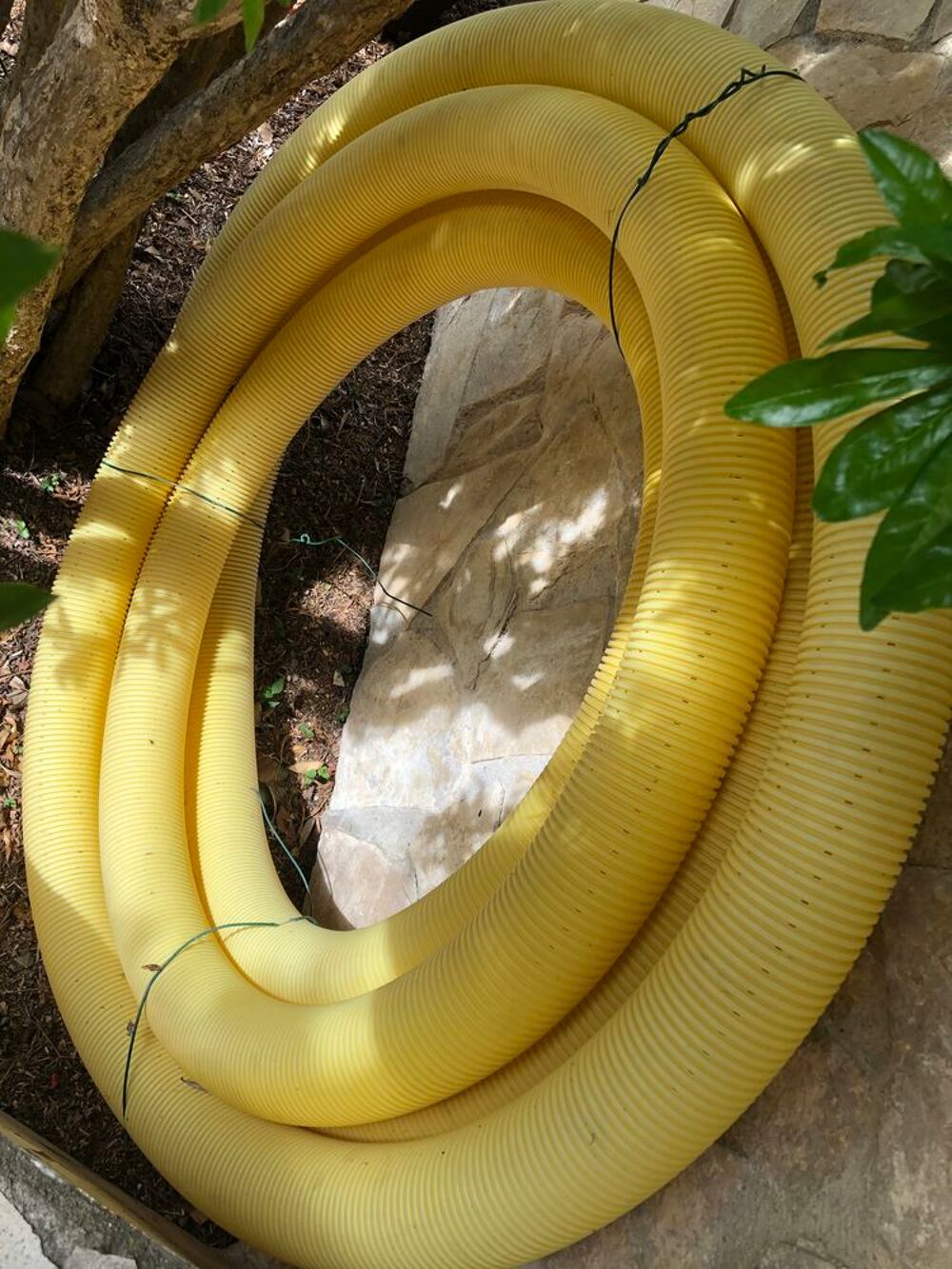  Tuyau de drainage annel&eacute; diam&egrave;tre 100mm Jardin