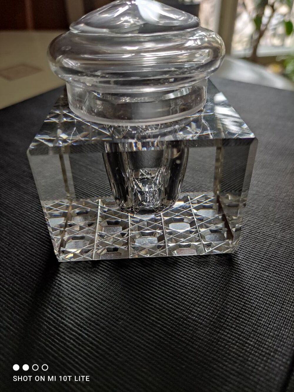 ENCRIER VERRE: effet Cristal
Décoration