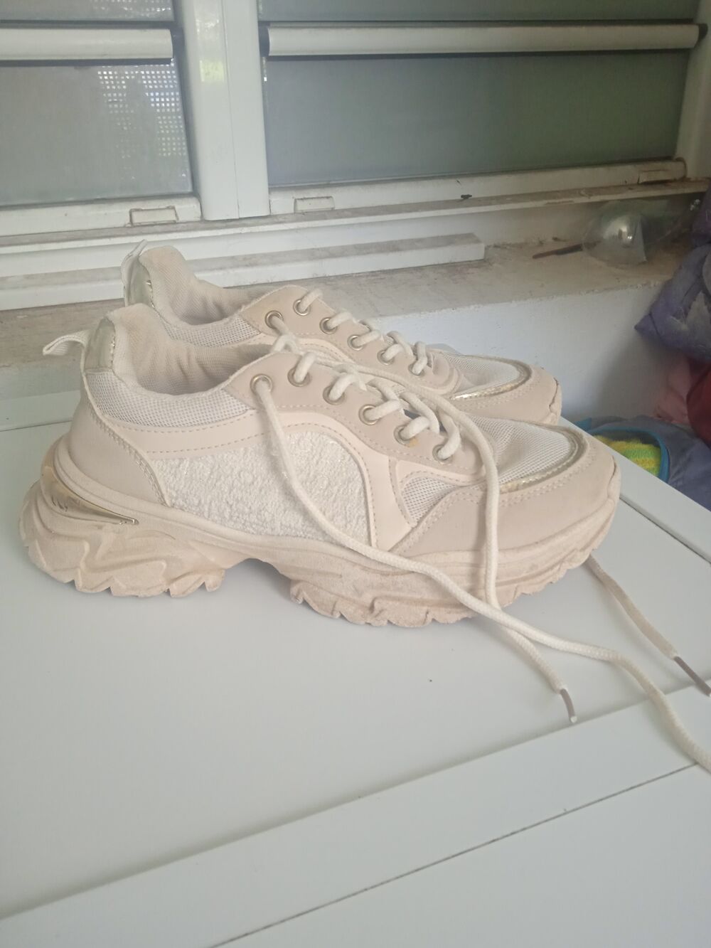 Baskette beige Chaussures