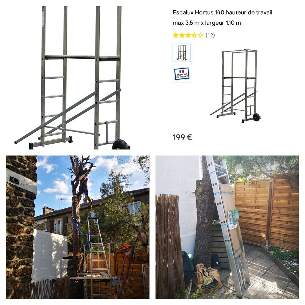 Echafaudage mobile sp&eacute;cial jardin Escalux Hortus 140 -Casto Jardin
