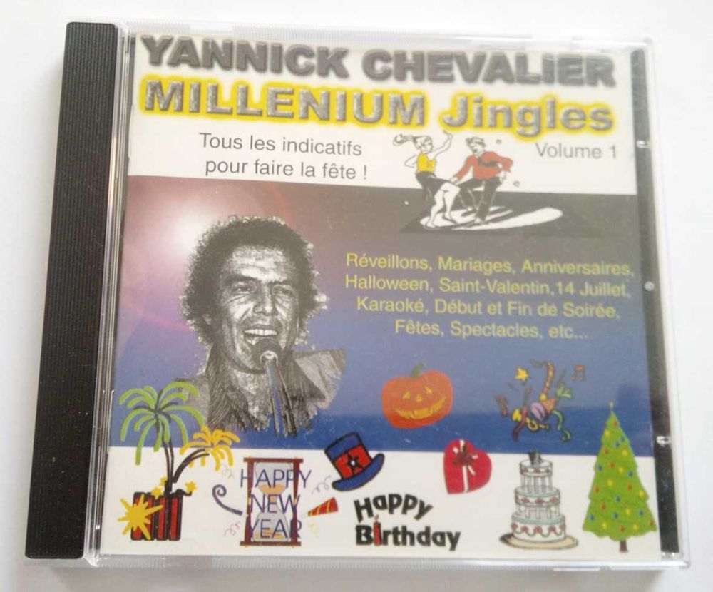CD audio Yannick Chevalier Millenium Jingles Vol 1 &eacute;tat neuf. 
Id&eacute;al Dj, soir&eacute;e etc ...
Sur Amiens Rivery. 
10 € 
Pas d'envoi. CD et vinyles