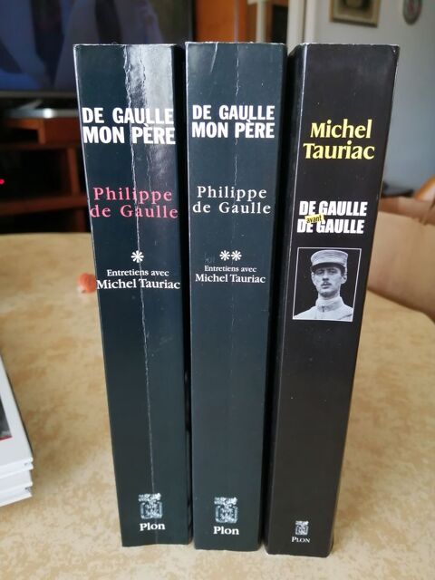 Lot de 3 livres sur le Général De Gaulle 0 Antibes (06)
