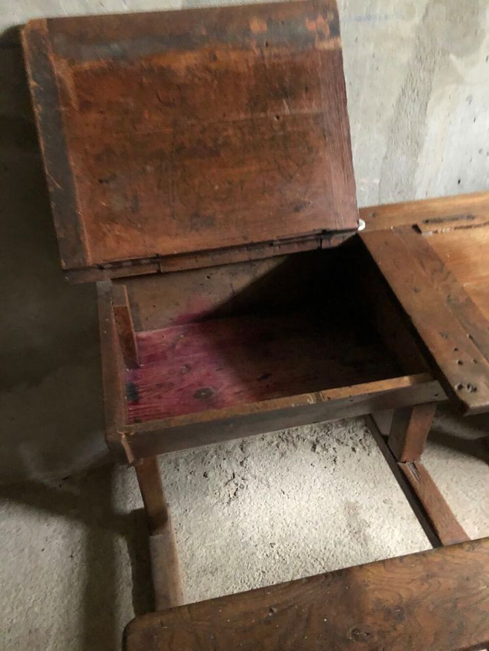 pupitre double ancien d?&eacute;colier Meubles