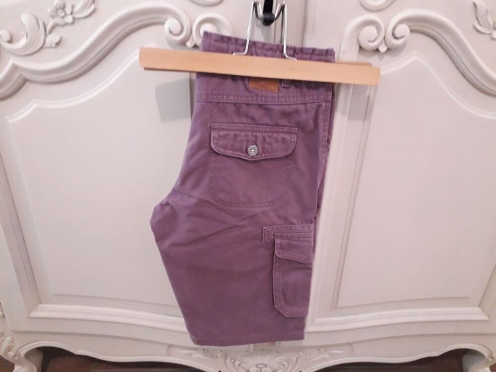 Bermuda parme Cyrillus 12 ans - TBE Vêtements enfants