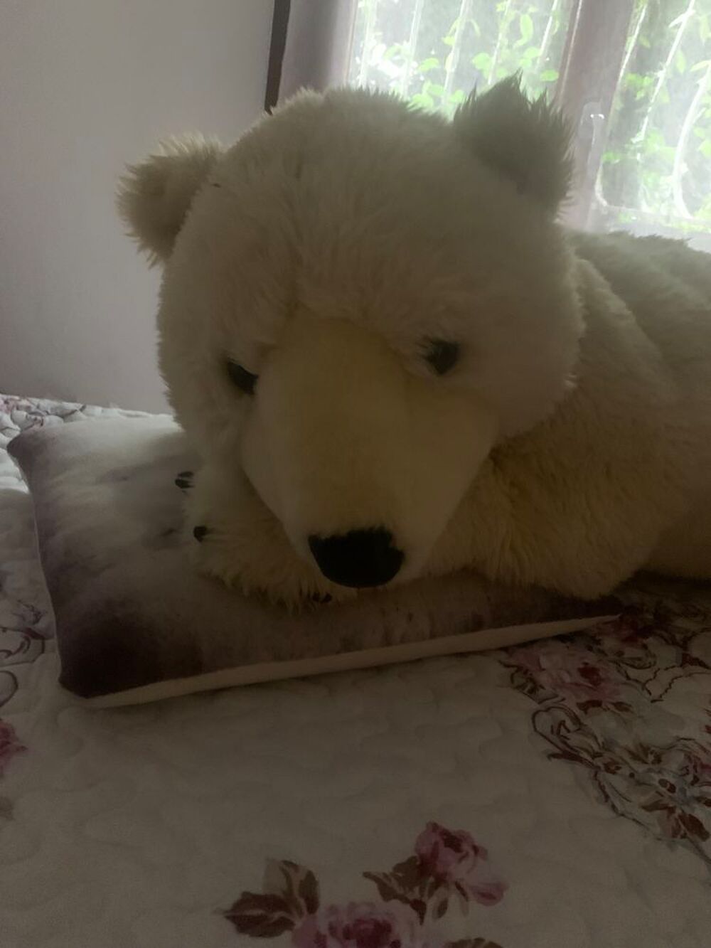 Magnifique peluche ours polaire g&eacute;ant Jeux / jouets