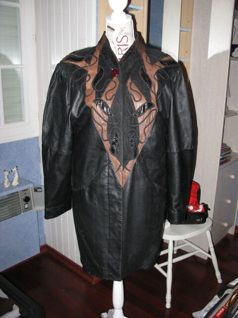 MANTEAU FEMME CUIR NOIR 100 Étaples (62)