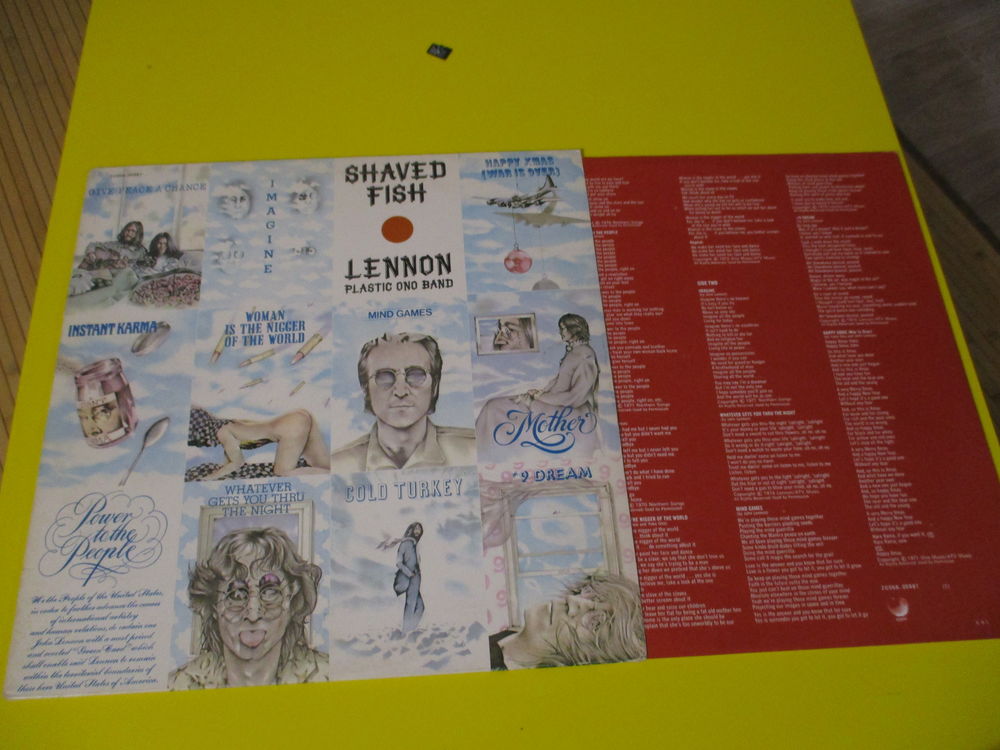 JOHN LENNON YOKO ONE 33 TOURS ROCK BEATLES CD et vinyles