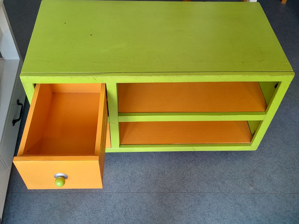 Table basse en bois repeint Meubles