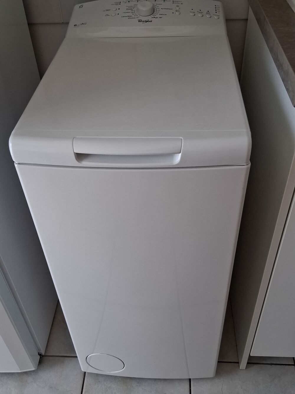 Lave-linge top blanc Electroménager