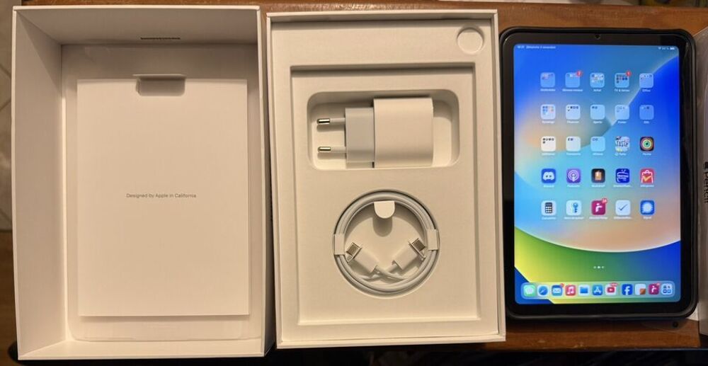 iPad mini 6 Wi?Fi 256 Go Gris sid&eacute;ral + Coques + Housse + Ap Téléphones et tablettes