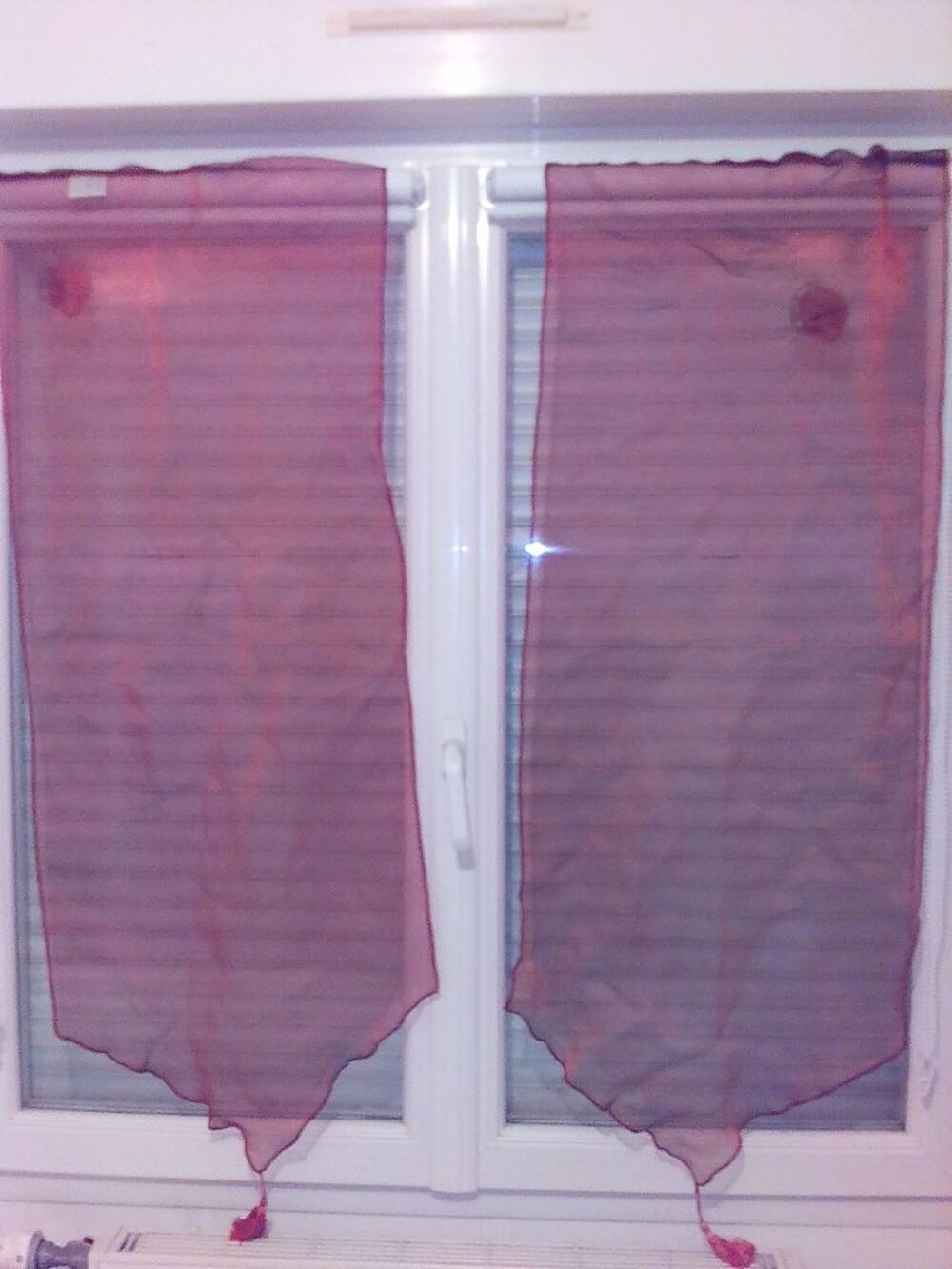 2 rideaux transparent au choix Dcoration