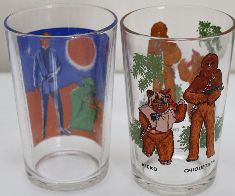 Star Wars Retour du Jedi 1983 - Verres &agrave; Moutarde Amora 