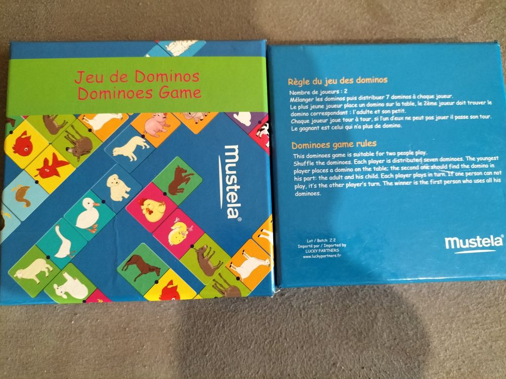 Jeu de dominos avec animaux Jeux / jouets