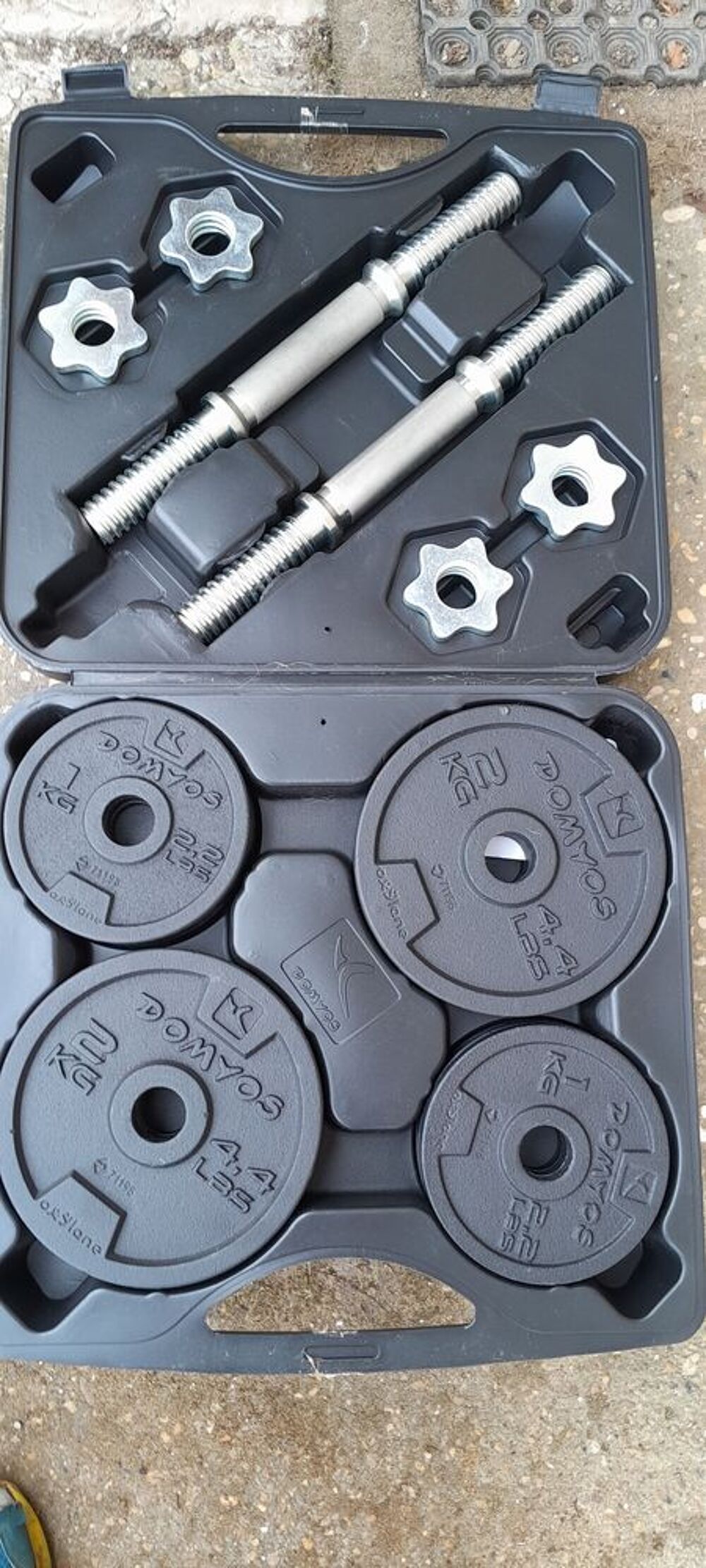 Kit halt&egrave;res musculation 20 kg Sports
