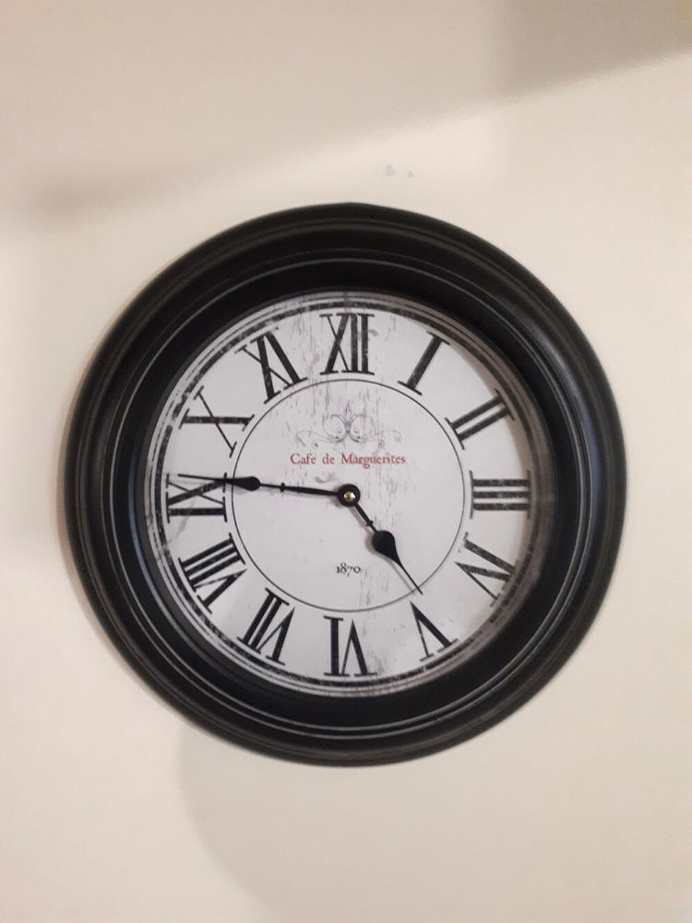 Horloge murale style r&eacute;tro, 20 euros
Décoration