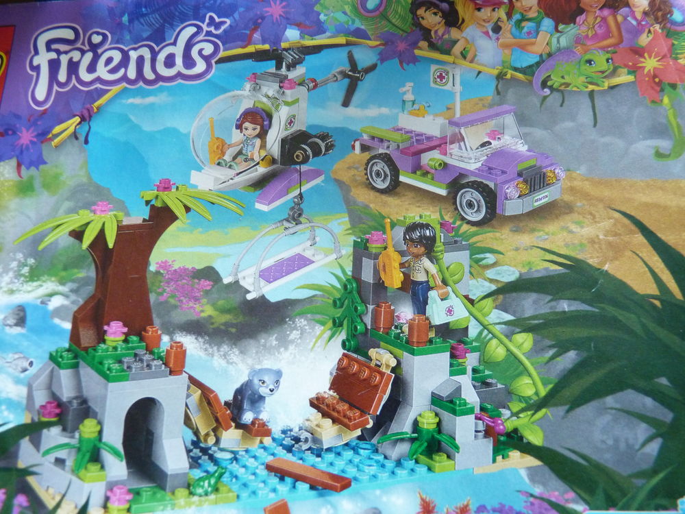 lego friends helicoptere jungle jeep jeu tbe Jeux / jouets