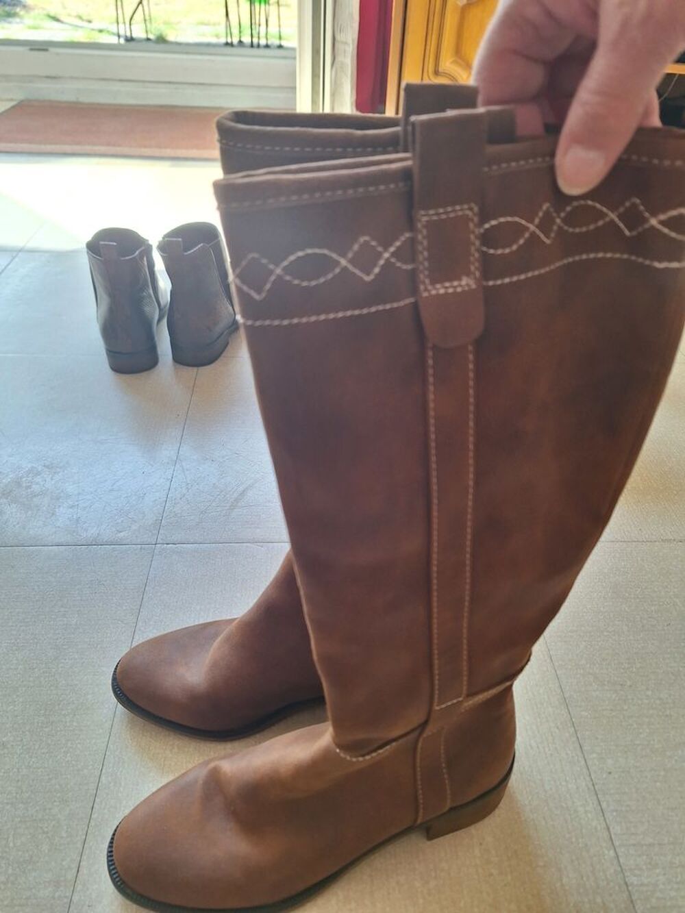 BOTTES POUR FEMME COULEUR MARRON Chaussures