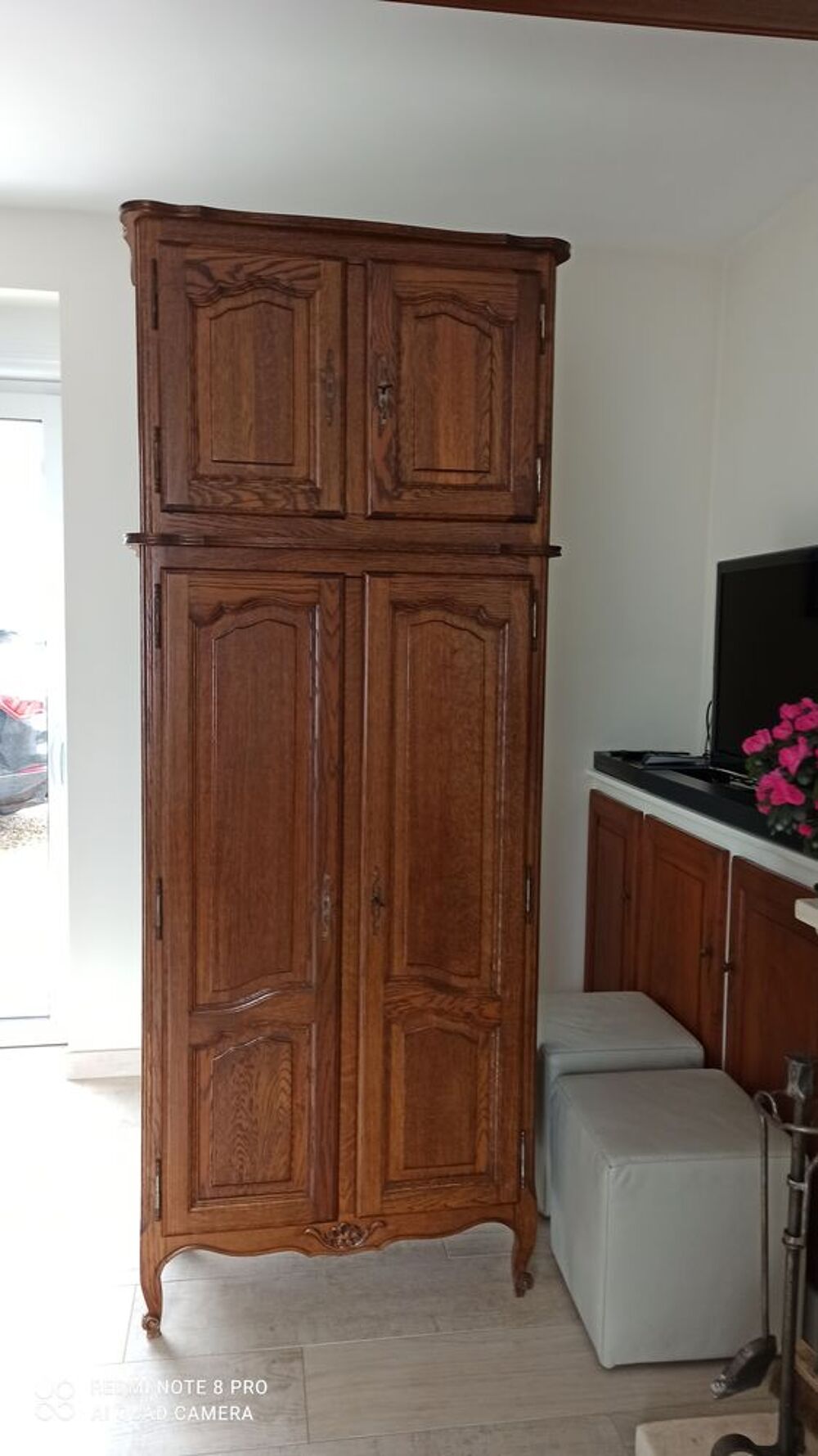Armoire en bois en 2 parties Meubles