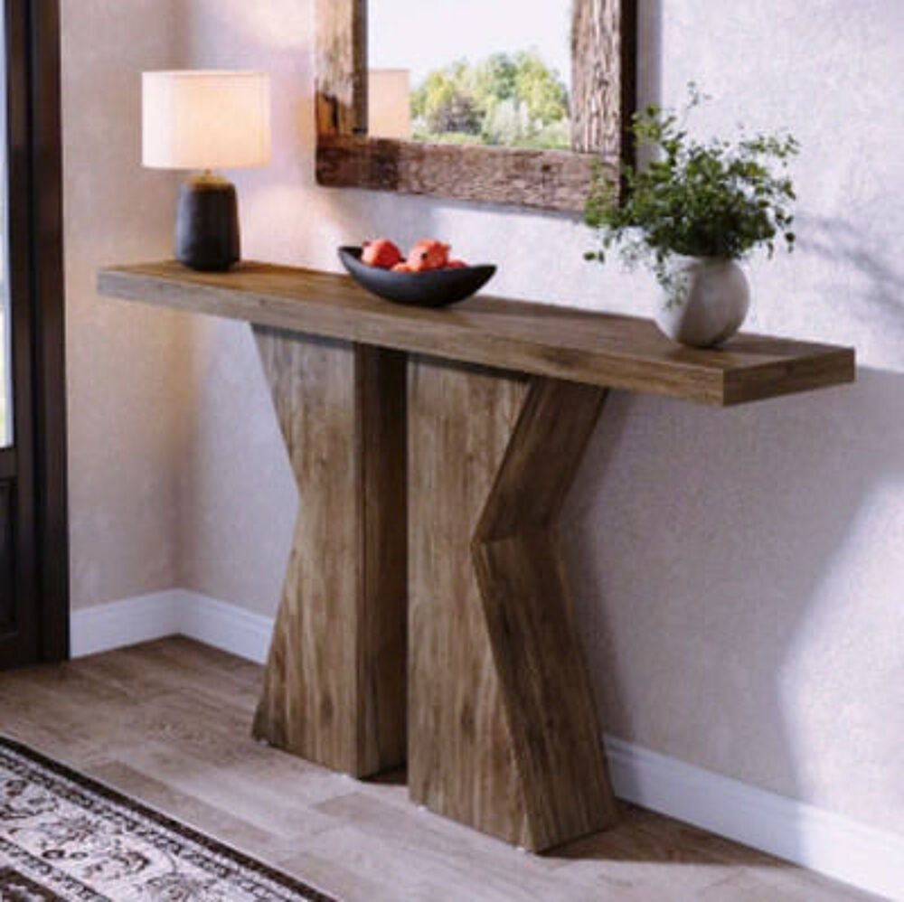 Console en bois massif ? design sculptural &amp; esprit naturel Meubles